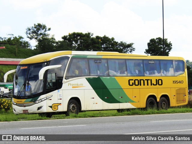 Empresa Gontijo de Transportes 19540 na cidade de Ribeirão Vermelho, Minas Gerais, Brasil, por Kelvin Silva Caovila Santos. Número da foto: #13164513.