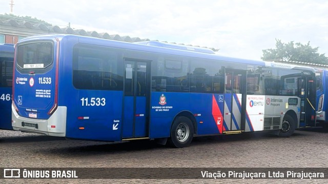 Viação Pirajuçara 11.533 na cidade de Embu das Artes, São Paulo, Brasil, por Viação Pirajuçara Ltda Pirajuçara. Número da foto: #13164620.