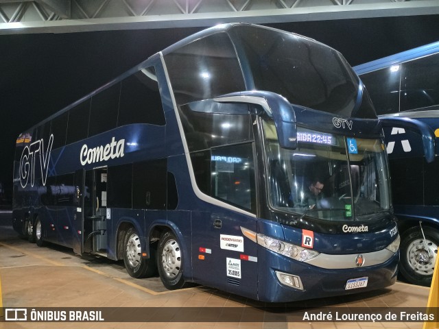 Viação Cometa 17320 na cidade de São Carlos, São Paulo, Brasil, por André Lourenço de Freitas. Número da foto: #13163658.
