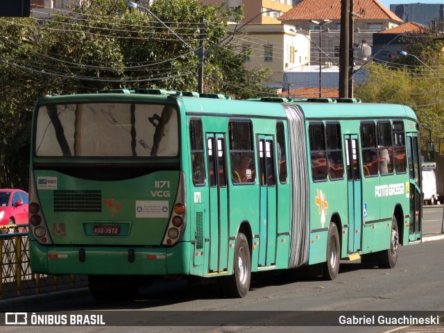 VCG - Viação Campos Gerais 1171 na cidade de Ponta Grossa, Paraná, Brasil, por Gabriel Guachineski. Número da foto: #13163793.