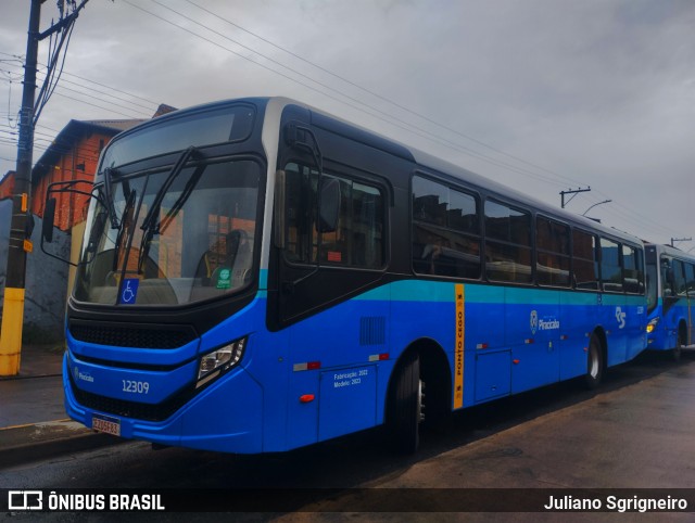 Rápido Sumaré - Piracicaba 12309 na cidade de Piracicaba, São Paulo, Brasil, por Juliano Sgrigneiro. Número da foto: #13162551.