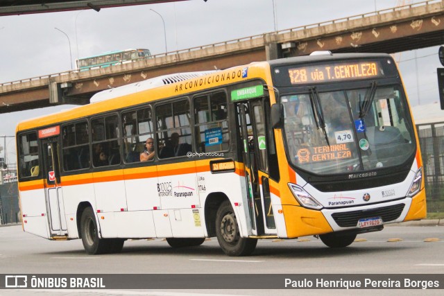 Transportes Paranapuan B10025 na cidade de Rio de Janeiro, Rio de Janeiro, Brasil, por Paulo Henrique Pereira Borges. Número da foto: #13164024.