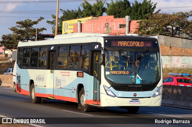 Auto Omnibus Floramar 31 na cidade de Belo Horizonte, Minas Gerais, Brasil, por Rodrigo Barraza. Número da foto: #13162208.