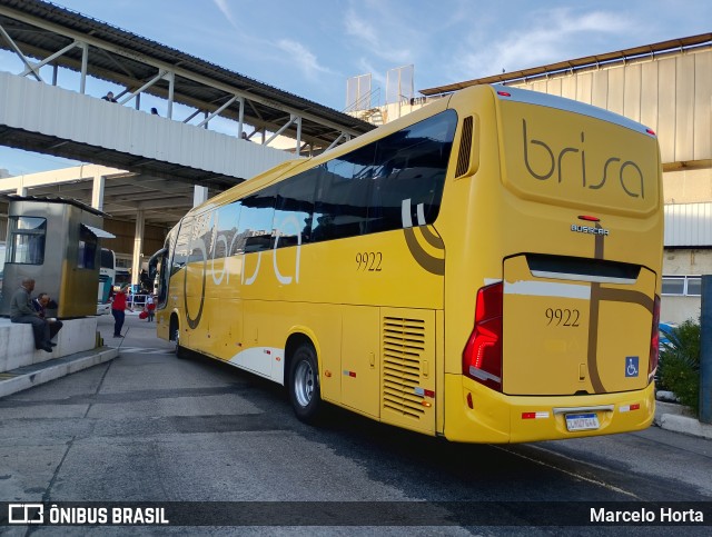 Brisa Ônibus 9922 na cidade de Rio de Janeiro, Rio de Janeiro, Brasil, por Marcelo Horta. Número da foto: #13162979.