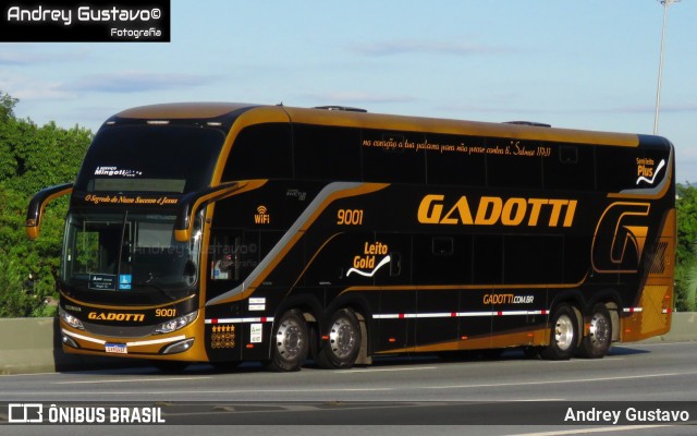 Auto Viação Gadotti 9001 na cidade de Florianópolis, Santa Catarina, Brasil, por Andrey Gustavo. Número da foto: #13163861.