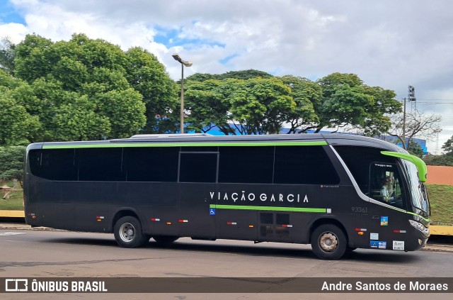 Viação Garcia 93361 na cidade de Londrina, Paraná, Brasil, por Andre Santos de Moraes. Número da foto: #13163150.