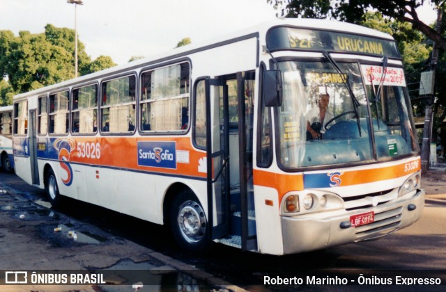 Viação Santa Sofia 53026 na cidade de Rio de Janeiro, Rio de Janeiro, Brasil, por Roberto Marinho - Ônibus Expresso. Número da foto: #13164637.