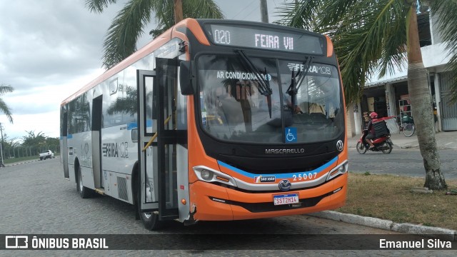 Auto Ônibus São João 25007 na cidade de Feira de Santana, Bahia, Brasil, por Emanuel Silva. Número da foto: #13161776.