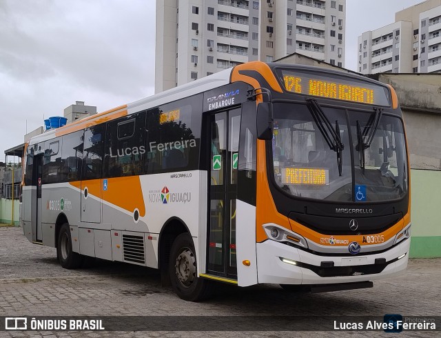 Linave Transportes A03005 na cidade de Nova Iguaçu, Rio de Janeiro, Brasil, por Lucas Alves Ferreira. Número da foto: #13163532.