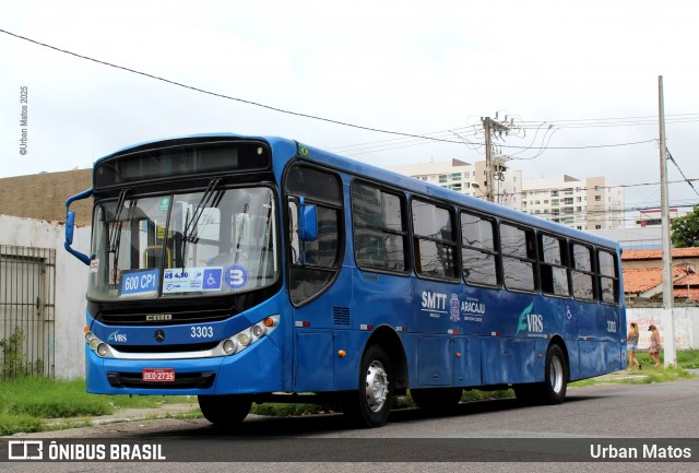 VRS - Viação Roberto Santana 3303 na cidade de Aracaju, Sergipe, Brasil, por Urban Matos. Número da foto: #13163961.