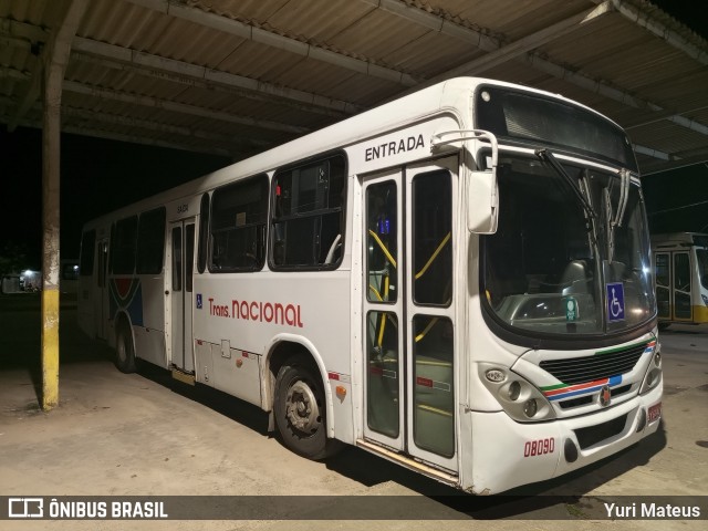 Transnacional Transportes Urbanos 08090 na cidade de Natal, Rio Grande do Norte, Brasil, por Yuri Mateus. Número da foto: #13164611.