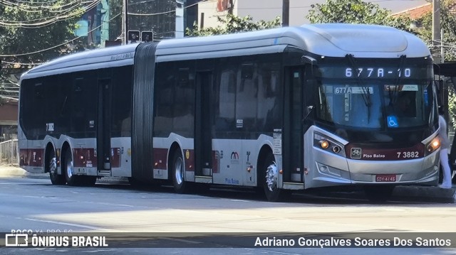 Viação Metrópole Paulista - Zona Sul 7 3882 na cidade de São Paulo, São Paulo, Brasil, por Adriano Gonçalves Soares Dos Santos. Número da foto: #13161460.