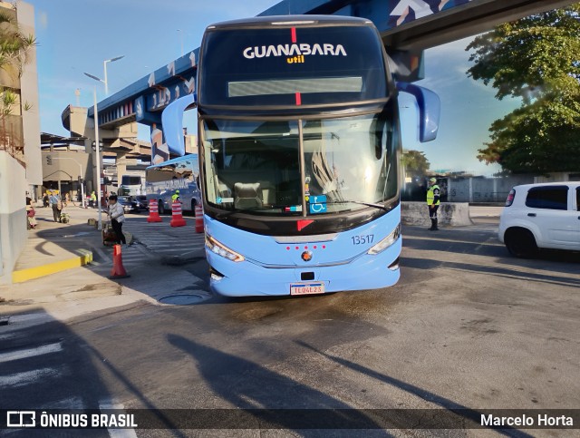 UTIL - União Transporte Interestadual de Luxo 13517 na cidade de Rio de Janeiro, Rio de Janeiro, Brasil, por Marcelo Horta. Número da foto: #13163585.