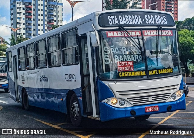 ViaBus Transportes CT-00001 na cidade de Belém, Pará, Brasil, por Matheus Rodrigues. Número da foto: #13161574.
