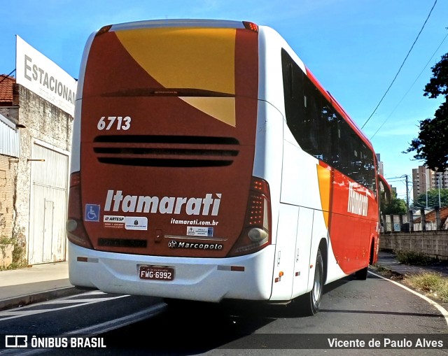 Expresso Itamarati 6713 na cidade de São José do Rio Preto, São Paulo, Brasil, por Vicente de Paulo Alves. Número da foto: #13161391.