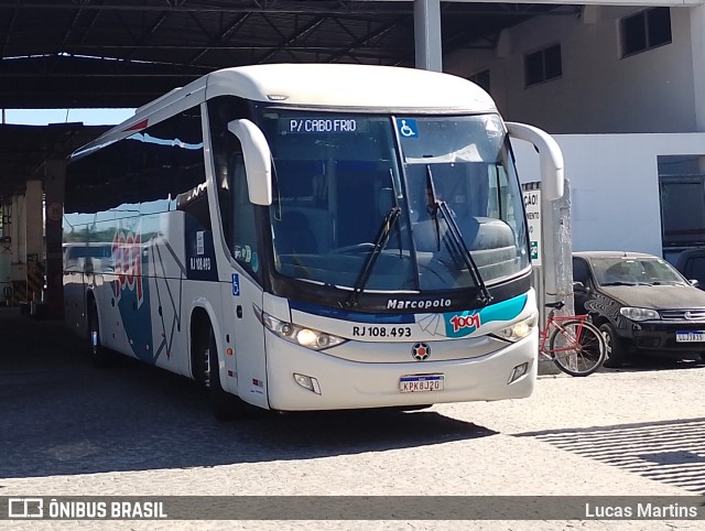 Auto Viação 1001 RJ 108.493 na cidade de Campos dos Goytacazes, Rio de Janeiro, Brasil, por Lucas Martins. Número da foto: #13161645.