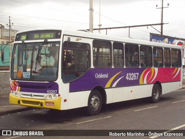 Viação Oeste Ocidental 43267 na cidade de Rio de Janeiro, Rio de Janeiro, Brasil, por Roberto Marinho - Ônibus Expresso. Número da foto: #13164579.