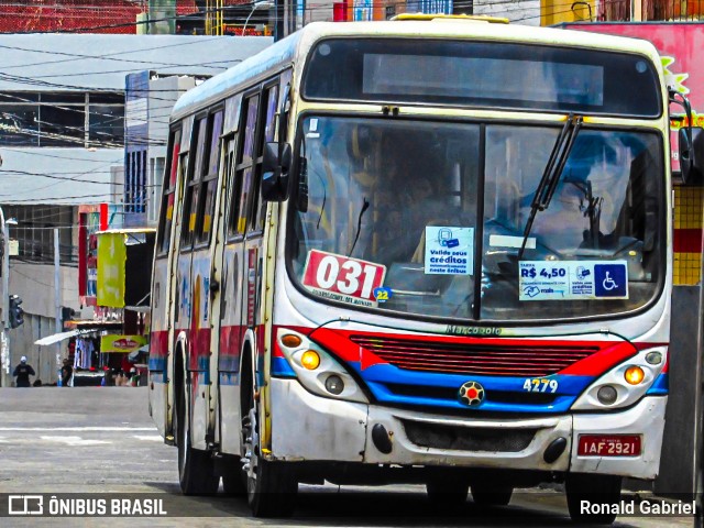 Transporte Tropical 4279 na cidade de Aracaju, Sergipe, Brasil, por Ronald Gabriel. Número da foto: #13163460.