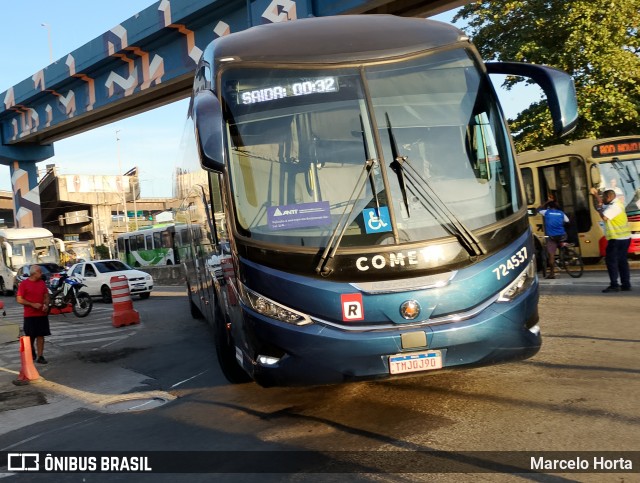 Viação Cometa 724537 na cidade de Rio de Janeiro, Rio de Janeiro, Brasil, por Marcelo Horta. Número da foto: #13162056.
