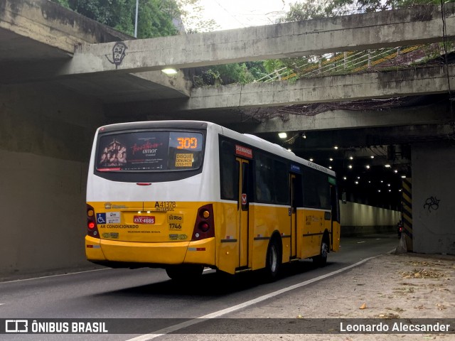 Real Auto Ônibus A41378 na cidade de Rio de Janeiro, Rio de Janeiro, Brasil, por Leonardo Alecsander. Número da foto: #13163600.