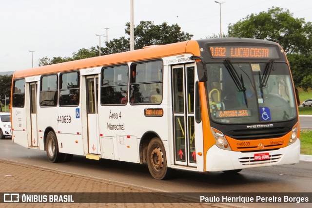 Auto Viação Marechal Brasília 440639 na cidade de Brasília, Distrito Federal, Brasil, por Paulo Henrique Pereira Borges. Número da foto: #13163706.
