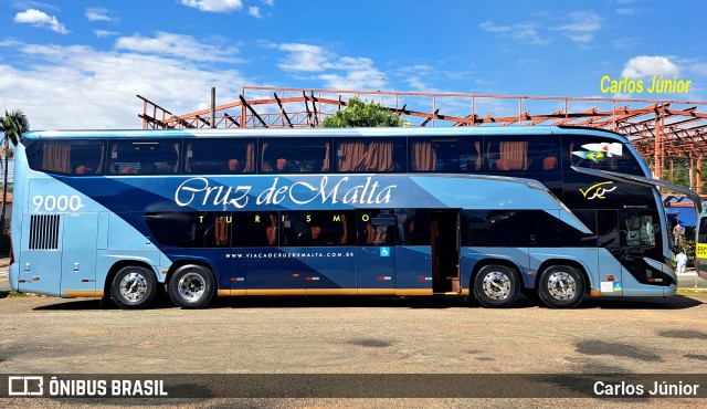 Viação Cruz de Malta Turismo 9000 na cidade de Trindade, Goiás, Brasil, por Carlos Júnior. Número da foto: #13164490.