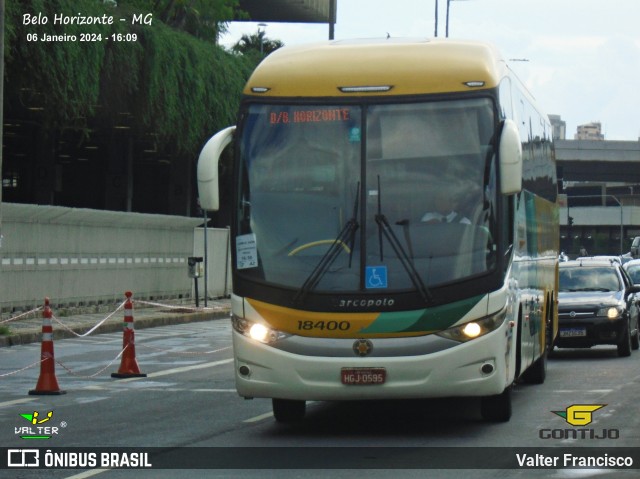 Empresa Gontijo de Transportes 18400 na cidade de Belo Horizonte, Minas Gerais, Brasil, por Valter Francisco. Número da foto: #13165904.