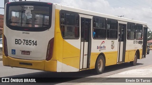 Belém Rio Transportes BD-78514 na cidade de Belém, Pará, Brasil, por Erwin Di Tarso. Número da foto: #13166870.