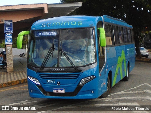 SC Minas Transportes 80025 na cidade de Três Corações, Minas Gerais, Brasil, por Fábio Mateus Tibúrcio. Número da foto: #13165645.
