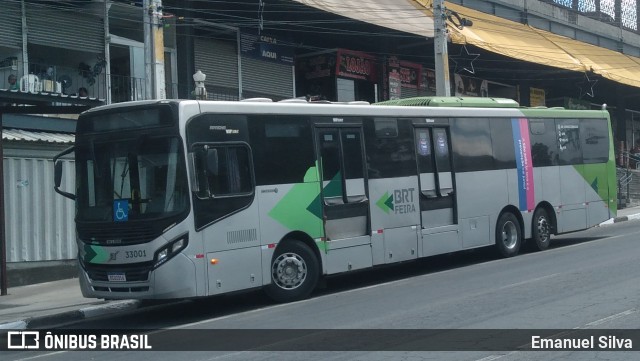 Auto Ônibus São João 33001 na cidade de Feira de Santana, Bahia, Brasil, por Emanuel Silva. Número da foto: #13164992.