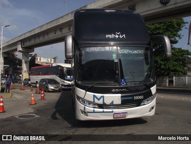 Empresa de Ônibus Nossa Senhora da Penha 59060 na cidade de Rio de Janeiro, Rio de Janeiro, Brasil, por Marcelo Horta. Número da foto: #13165978.