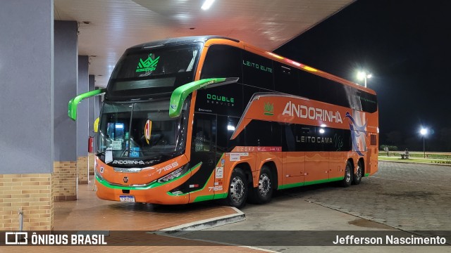 Empresa de Transportes Andorinha 7165 na cidade de Santa Cruz do Rio Pardo, São Paulo, Brasil, por Jefferson Nascimento. Número da foto: #13164966.