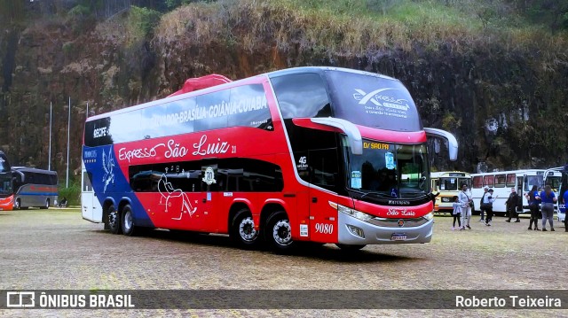 Expresso São Luiz 9080 na cidade de Campinas, São Paulo, Brasil, por Roberto Teixeira. Número da foto: #13166524.