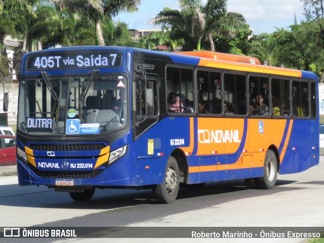 Evanil Tur > Novanil RJ 232.014 na cidade de Rio de Janeiro, Rio de Janeiro, Brasil, por Roberto Marinho - Ônibus Expresso. Número da foto: #13167733.