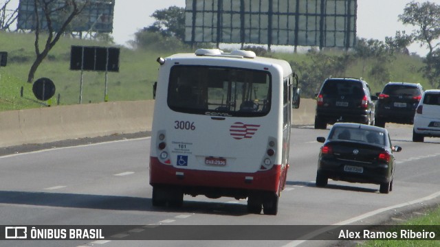 Empresa de Ônibus Pássaro Marron 3006 na cidade de Pindamonhangaba, São Paulo, Brasil, por Alex Ramos Ribeiro. Número da foto: #13167485.