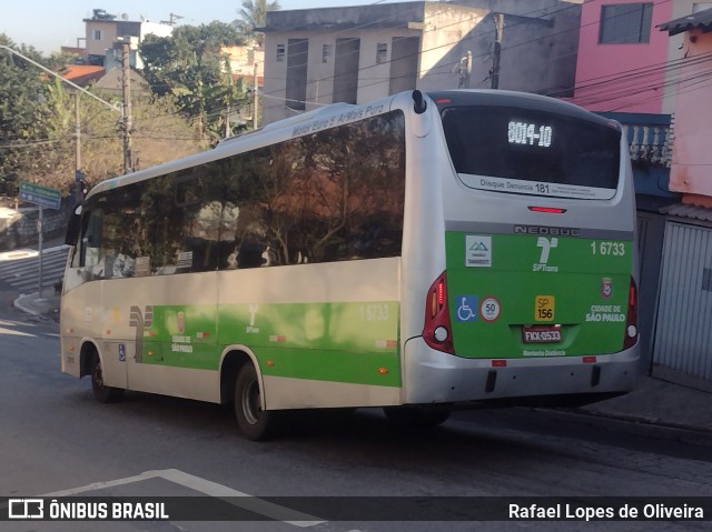 Transcooper > Norte Buss 1 6733 na cidade de São Paulo, São Paulo, Brasil, por Rafael Lopes de Oliveira. Número da foto: #13165085.