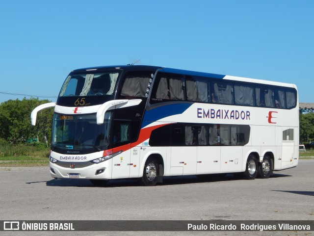 Expresso Embaixador 608 na cidade de Pelotas, Rio Grande do Sul, Brasil, por Paulo Ricardo  Rodrigues Villanova. Número da foto: #13166055.