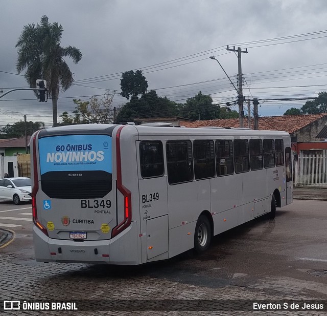 Transporte Coletivo Glória BL349 na cidade de Curitiba, Paraná, Brasil, por Everton S de Jesus. Número da foto: #13164931.