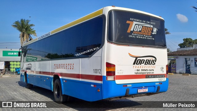 Top Bus Transportes e Serviços 10012 na cidade de Messias, Alagoas, Brasil, por Müller Peixoto. Número da foto: #13168057.