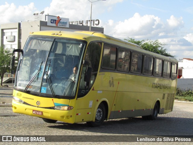 Viação Itapemirim 8531 na cidade de Caruaru, Pernambuco, Brasil, por Lenilson da Silva Pessoa. Número da foto: #13167042.