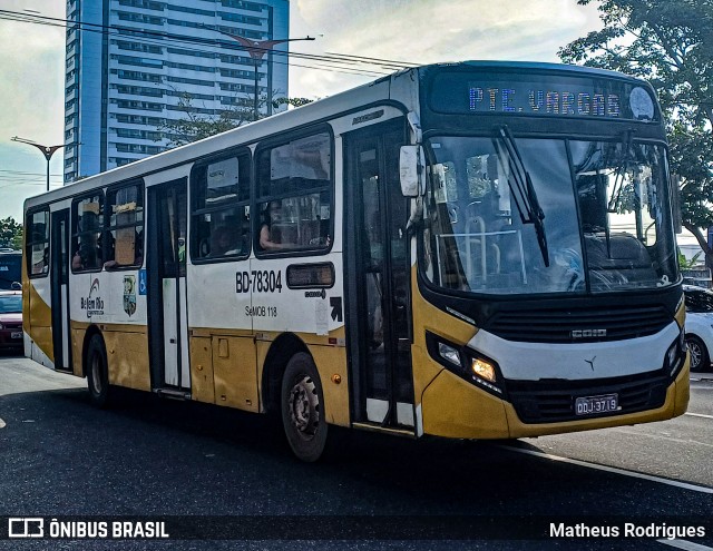 Belém Rio Transportes BD-78304 na cidade de Belém, Pará, Brasil, por Matheus Rodrigues. Número da foto: #13166687.