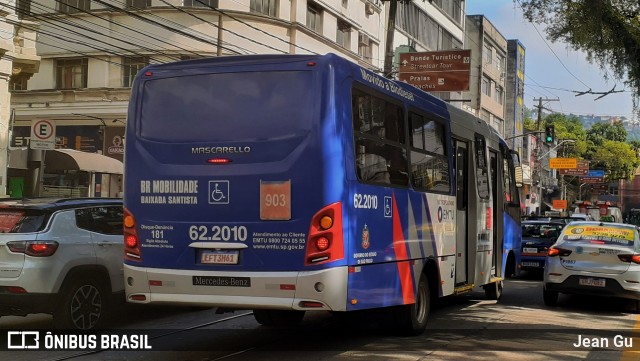 BR Mobilidade Baixada Santista 62.2010 na cidade de Santos, São Paulo, Brasil, por Jean Gu. Número da foto: #13166443.