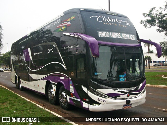 Clebinho Turismo 2070 na cidade de Campo Grande, Mato Grosso do Sul, Brasil, por ANDRES LUCIANO ESQUIVEL DO AMARAL. Número da foto: #13165068.