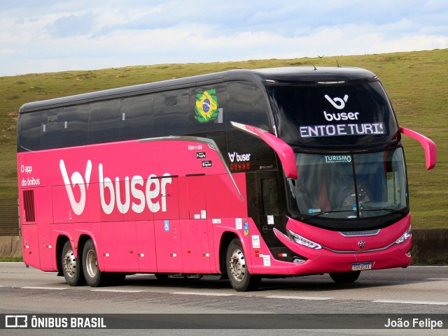 Buser Brasil Tecnologia 3C91 na cidade de Lorena, São Paulo, Brasil, por João Felipe. Número da foto: #13165601.