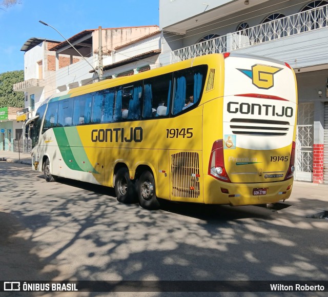 Empresa Gontijo de Transportes 19145 na cidade de Frei Inocêncio, Minas Gerais, Brasil, por Wilton Roberto. Número da foto: #13165261.