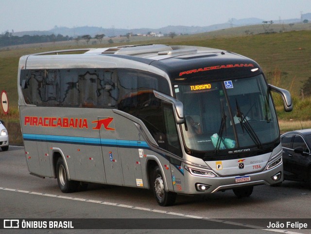 Viação Piracicabana 7134 na cidade de Lorena, São Paulo, Brasil, por João Felipe. Número da foto: #13165480.