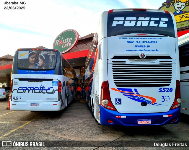Ponce Turismo 5520 na cidade de Uberaba, Minas Gerais, Brasil, por Douglas Freitas. Número da foto: #13165516.