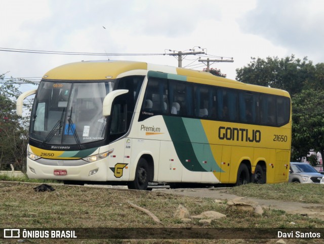 Empresa Gontijo de Transportes 21650 na cidade de Vitória da Conquista, Bahia, Brasil, por Davi Santos. Número da foto: #13167911.
