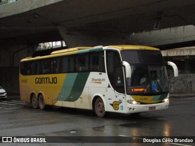 Empresa Gontijo de Transportes 14310 na cidade de Belo Horizonte, Minas Gerais, Brasil, por Douglas Célio Brandao. Número da foto: #13167566.