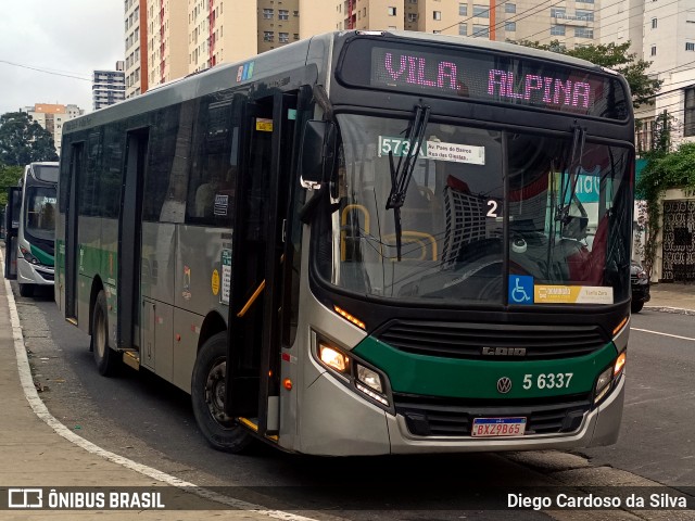 Transunião Transportes 5 6337 na cidade de São Paulo, São Paulo, Brasil, por Diego Cardoso da Silva. Número da foto: #13167317.